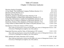 Introduction to Management Science