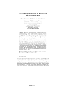 Action Recognition based on Hierarchical Self