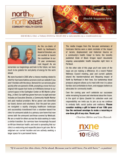 Health happens here. - North by Northeast Community Health Center