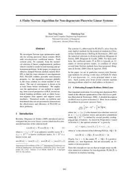 A Finite Newton Algorithm for Non