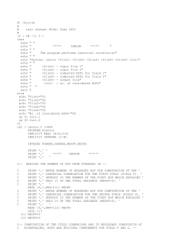 /bin/sh # # Last change: Mihai Dima 2001 # if [ $#