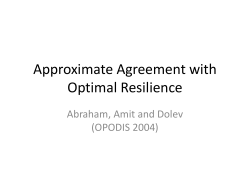 ApproximateAgreement