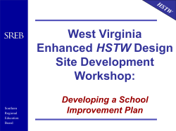 2006 HSTW Assessment - West Virginia Department of Education