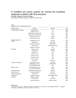 A modified ant colony system for solving the travelling salesman