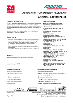 ADDINOL ATF XN PLUS