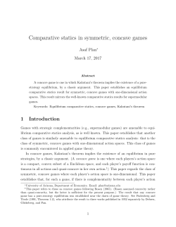 Comparative statics in symmetric, concave games