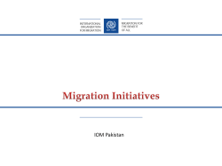 IOM - Overseas Pakistanis Foundation
