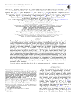 two small temperate planets transiting nearby m dwarfs