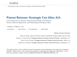 Patent Reissue: Strategic Use After AIA