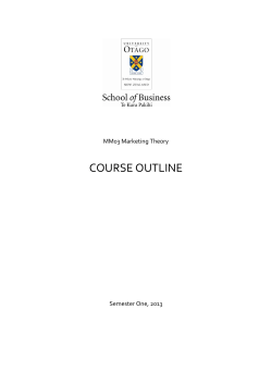 Handbook for Completing Course Outlines