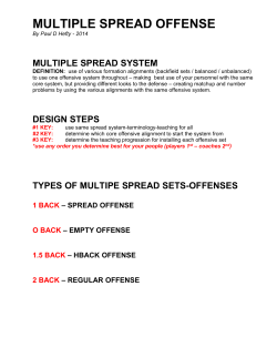 2014 Multiple Spread O