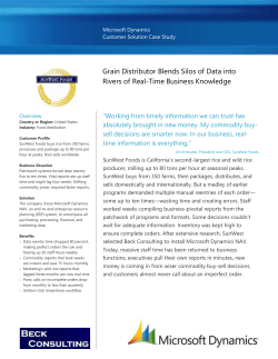 Microsoft Dynamics Customer Solution Case Study Grain Distributor