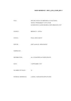 to detect probability of future generator guide bearing
