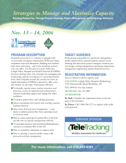 Strategies to Manage and Maximize Capacity