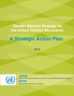A Strategic Action Plan