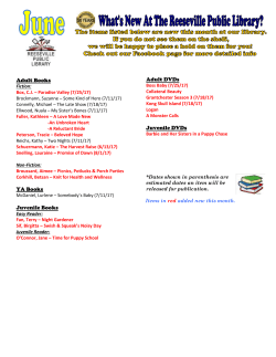 New Materials - Reeseville Public Library