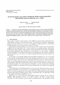 multi-facility location problem with nonincreasing piecewise linear