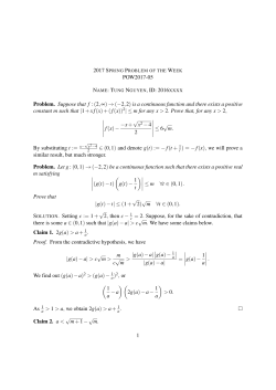 POW2017-05 NAME: TUNG NGUYEN, ID: 2016XXXX Problem