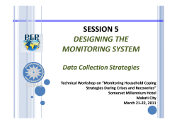 session 5 designing the monitoring system