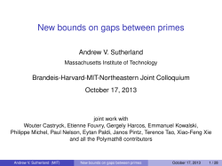 New bounds on gaps between primes
