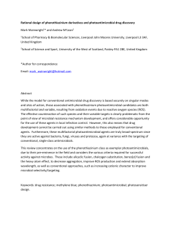 Rational design of phenothiazinium derivatives and