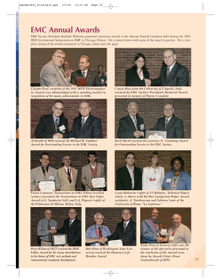 EMC Annual Awards - IEEE EMC Society