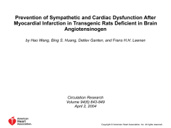 and in septum in SD vs TGR rats at 8 weeks after MI