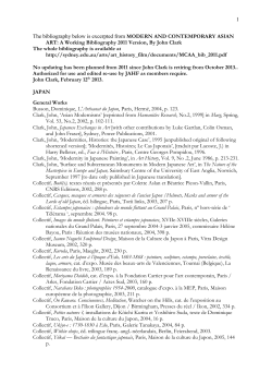 Modern Japanese Thought - Japan Art History Forum