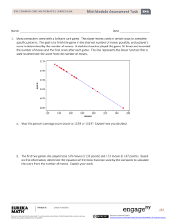 Mid-Module Assessment