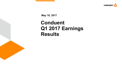 Conduent Q1 2017 Earnings Results
