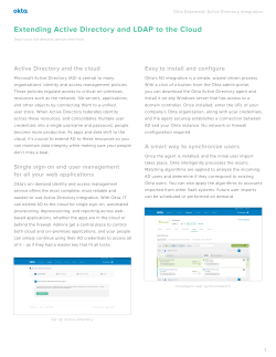 Extending Active Directory and LDAP to the Cloud
