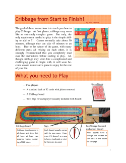 Cribbage from Start to Finish! What you need to Play