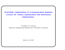 Pareto Optimization and Nonconvex Optimization