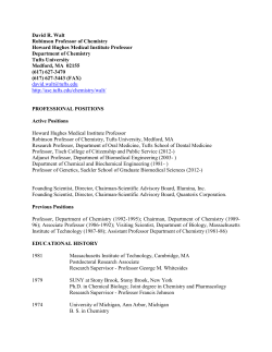 david r - Tufts University