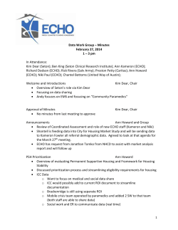 Data Work Group Minutes &ndash; February 27, 2014