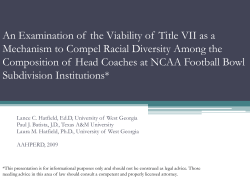 AAHPERD Title VII Presentation