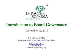 Board Training powerpoint presentation