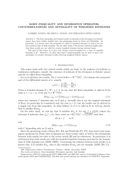 KORN INEQUALITY AND DIVERGENCE OPERATOR