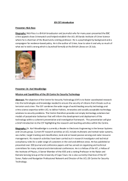 Speakers` biographies, abstracts and pictures (Word)
