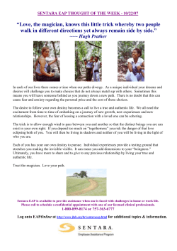 EAP THOUGHT OF THE WEEK