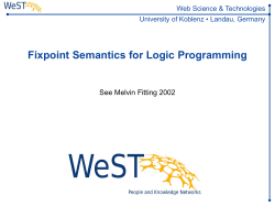 t - Institute for Web Science and Technologies