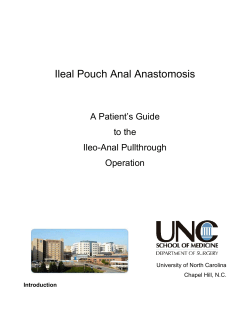 Ileal Pouch Anal Anastomosis