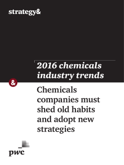 Chemicals companies must shed old habits and - Strategy