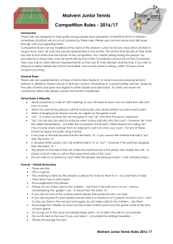 Junior Rules 2016_17