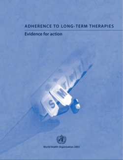 Evidence for action - World Health Organization