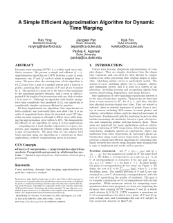 A Simple Efficient Approximation Algorithm for
