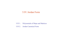5.IV. Jordan Form