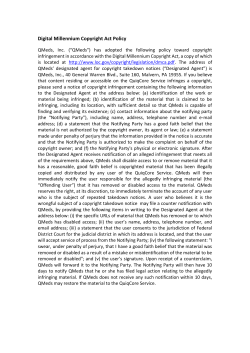 QMeds DMCA Policy