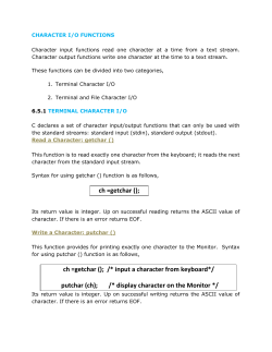 6.6 line i/o functions