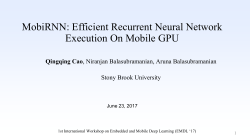 MobiRNN: Efficient Recurrent Neural Network